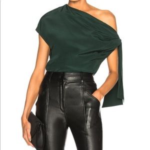 Tibi off the shoulder top